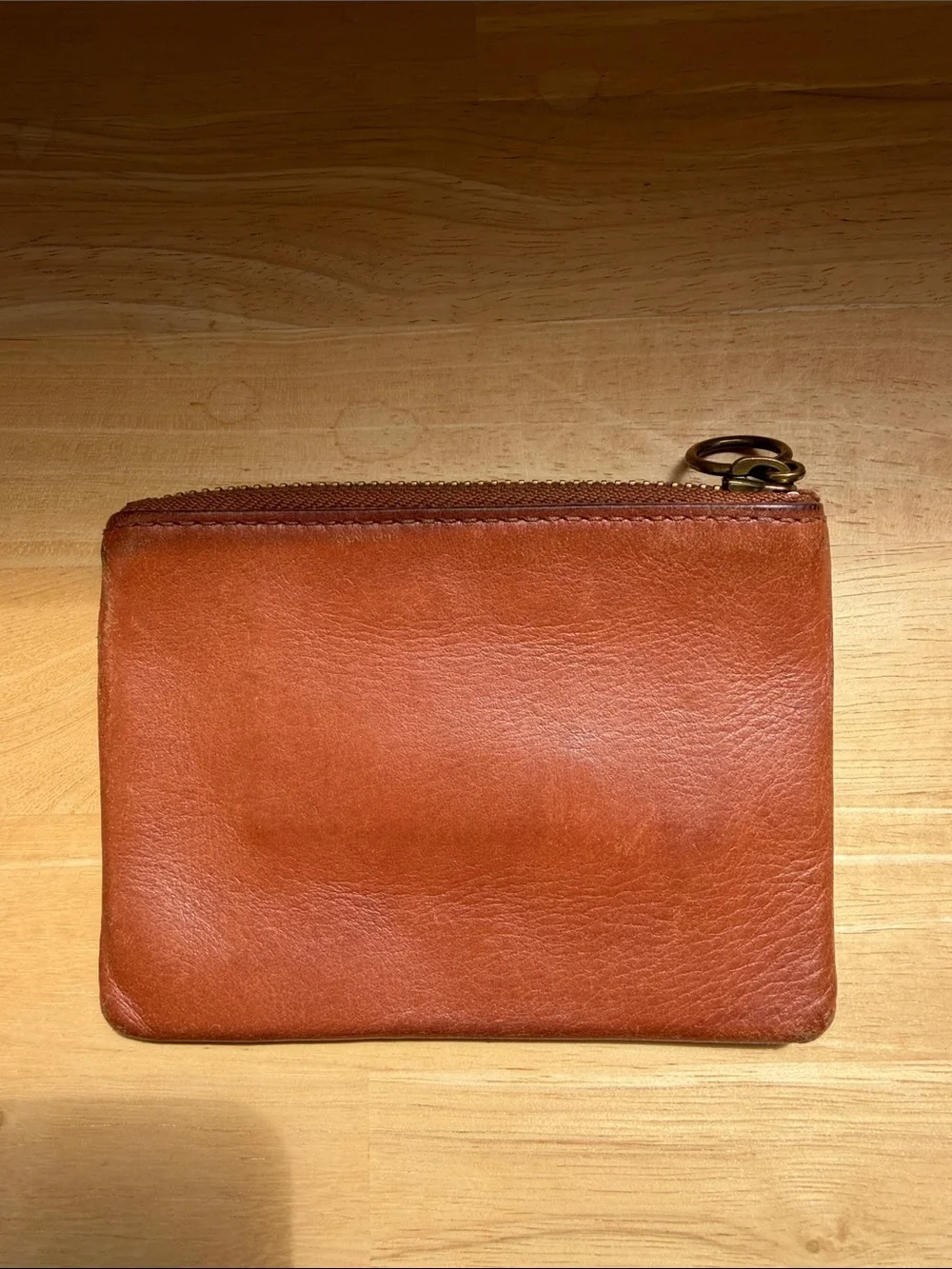 Madewell Brown Leather Key & Card Holder Pouch